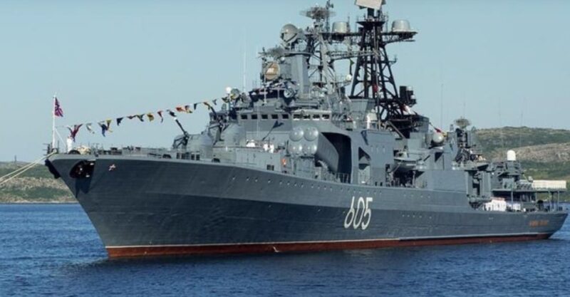 Пожежа на кораблі “Адмірал Левченко” в Баренцевому морі