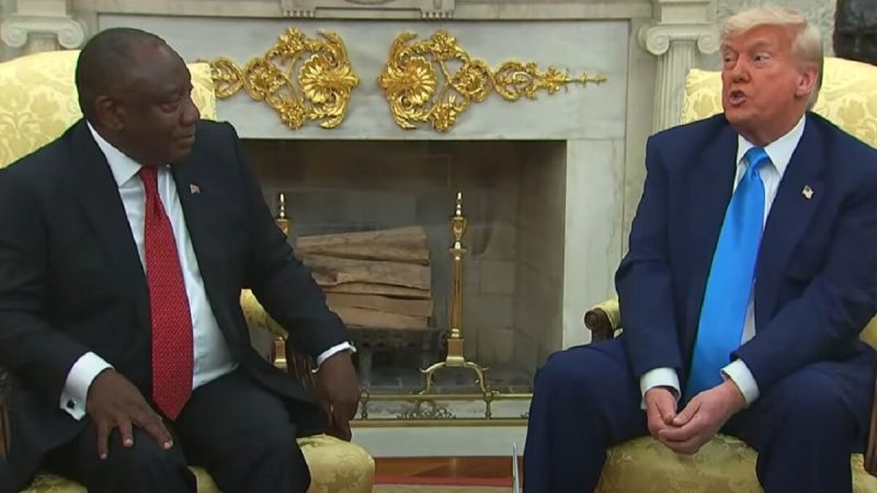 Трамп розкритикував президента ПАР прямо у Білому домі
