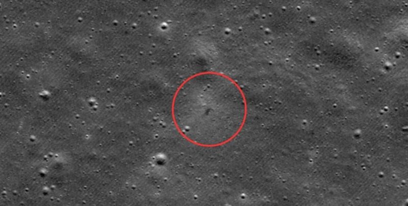 NASA зафіксувало сліди аварійної посадки японського місячного модуля