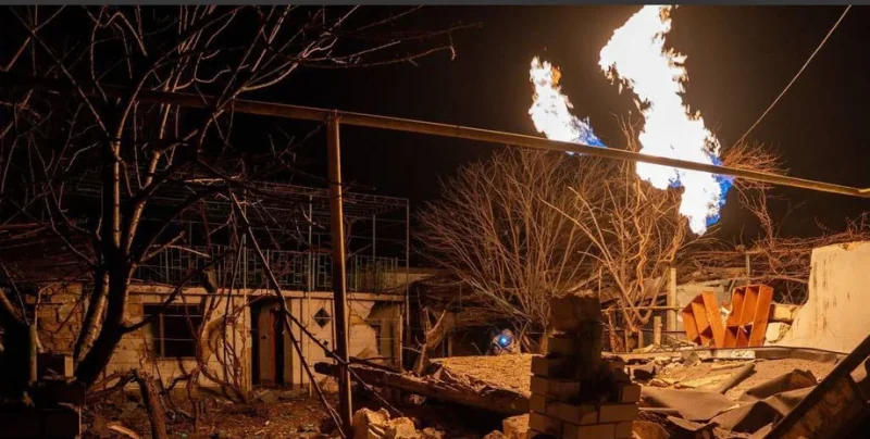 Уламки збитих дронів спричинили пожежі в Одеській області